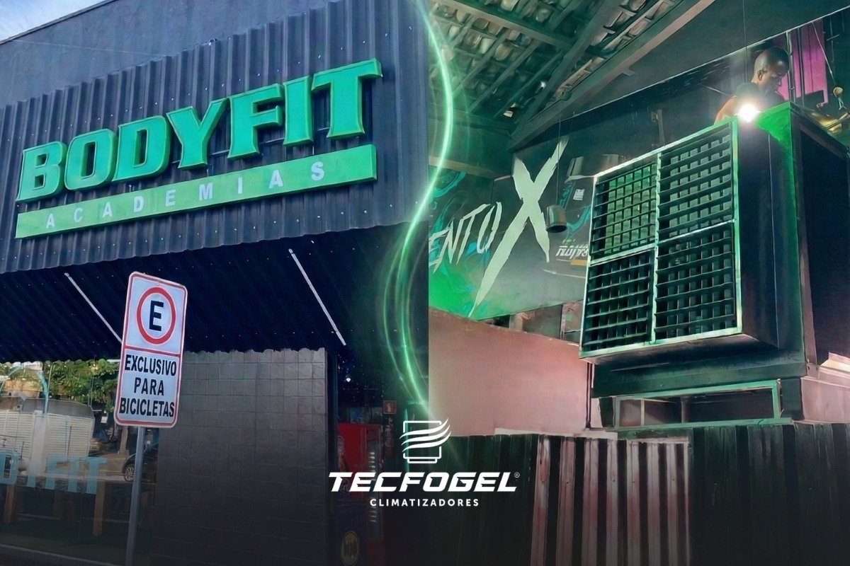 Capa do Post Case - Academia BodyFIT - Tecfogel - Climatizadores - Climatização de Ar